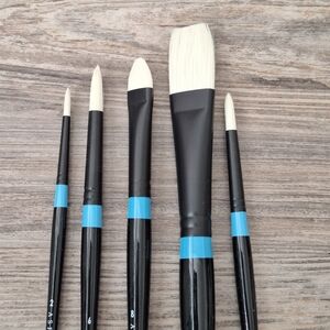 Oil Paint Brush Long Handle New Lot 5